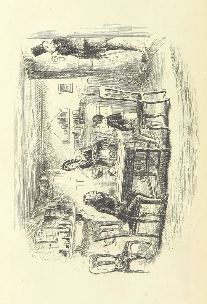 An illustration from Works of Charles Dickens. New illustrated library edition. [With a preface to each work by Edwin P. Whipple, leaf 338