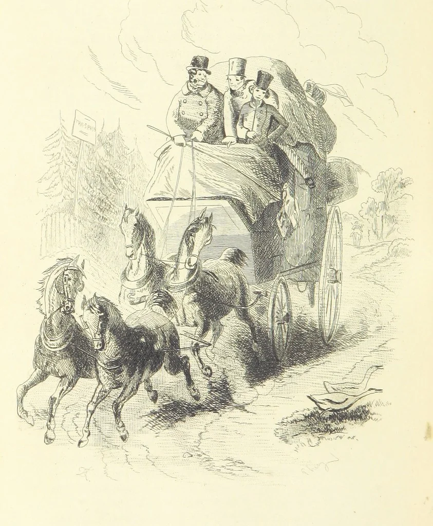 An illustration from Works of Charles Dickens. New illustrated library edition. [With a preface to each work by Edwin P. Whipple, leaf 366
