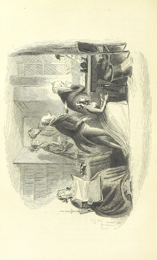 An illustration from Works of Charles Dickens. New illustrated library edition. [With a preface to each work by Edwin P. Whipple, leaf 272