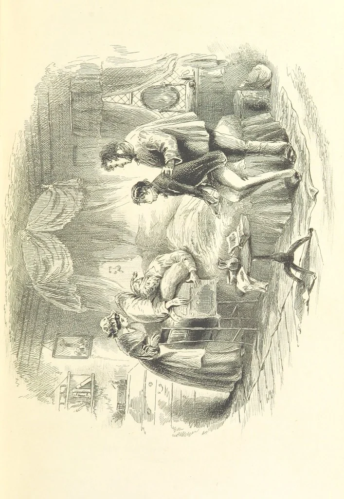 An illustration from Works of Charles Dickens. New illustrated library edition. [With a preface to each work by Edwin P. Whipple, leaf 31