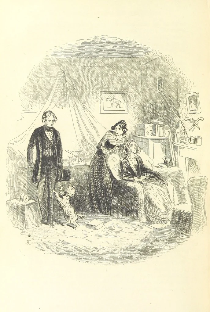 An illustration from Works of Charles Dickens. New illustrated library edition. [With a preface to each work by Edwin P. Whipple, leaf 432