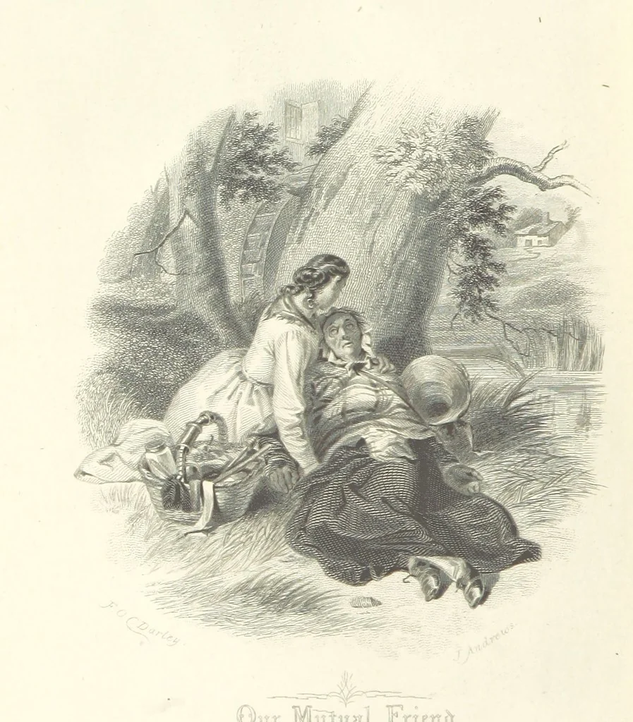 An illustration from Works of Charles Dickens. New illustrated library edition. [With a preface to each work by Edwin P. Whipple, leaf 12