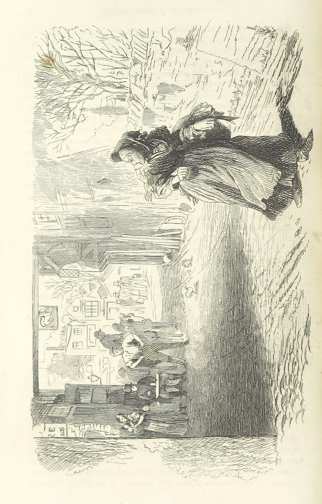 An illustration from Works of Charles Dickens. New illustrated library edition. [With a preface to each work by Edwin P. Whipple, leaf 122