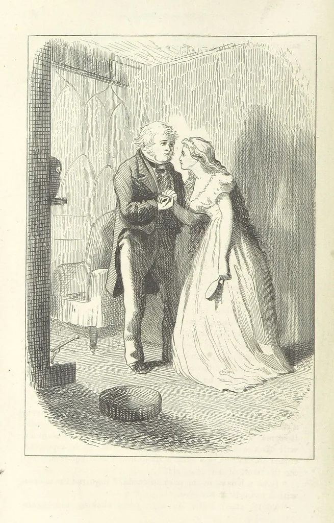 An illustration from Works of Charles Dickens. New illustrated library edition. [With a preface to each work by Edwin P. Whipple, leaf 240
