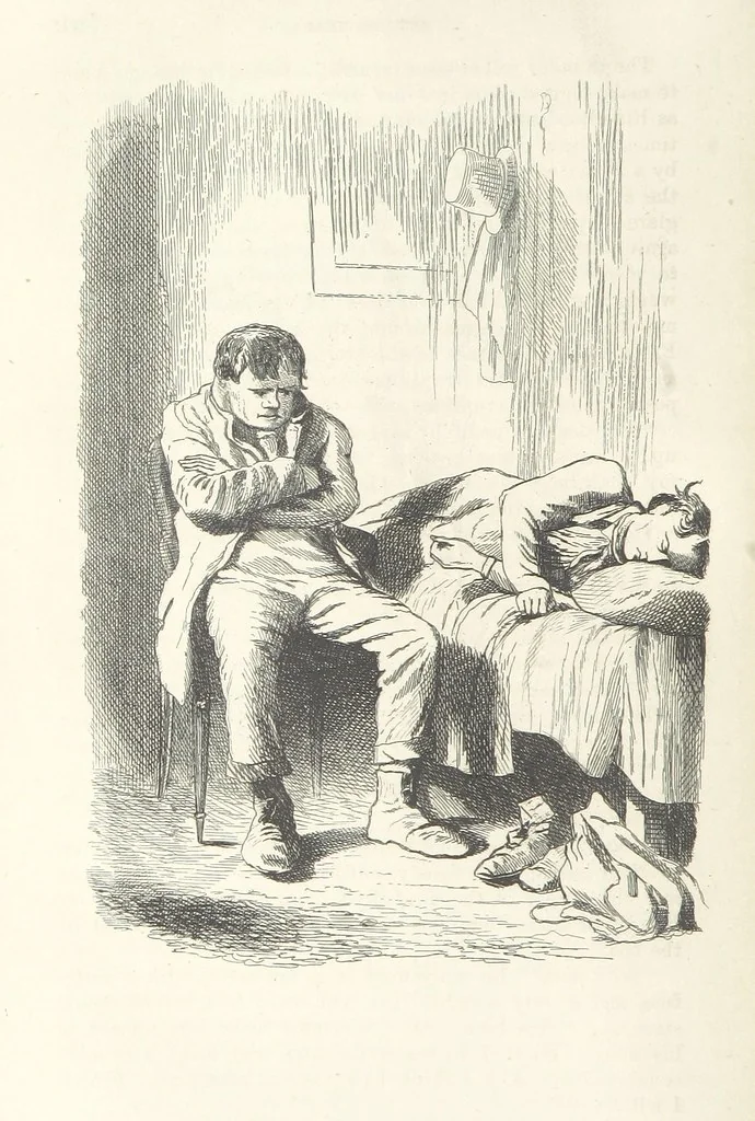 An illustration from Works of Charles Dickens. New illustrated library edition. [With a preface to each work by Edwin P. Whipple, leaf 266