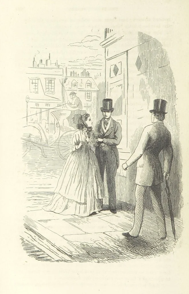 An illustration from Works of Charles Dickens. New illustrated library edition. [With a preface to each work by Edwin P. Whipple, leaf 400
