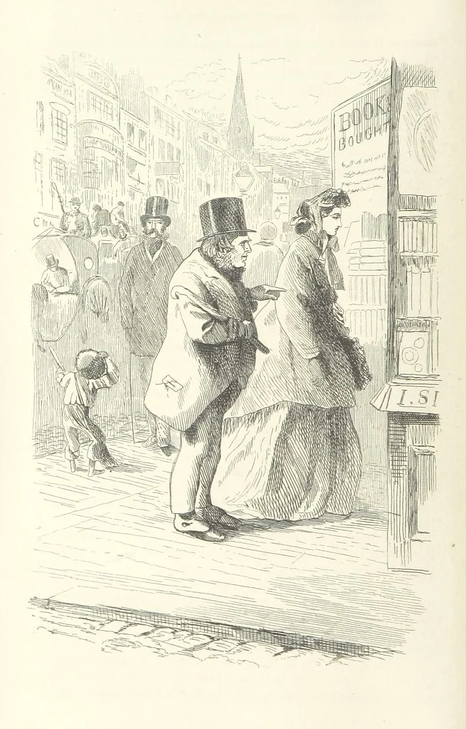 An illustration from Works of Charles Dickens. New illustrated library edition. [With a preface to each work by Edwin P. Whipple, leaf 72