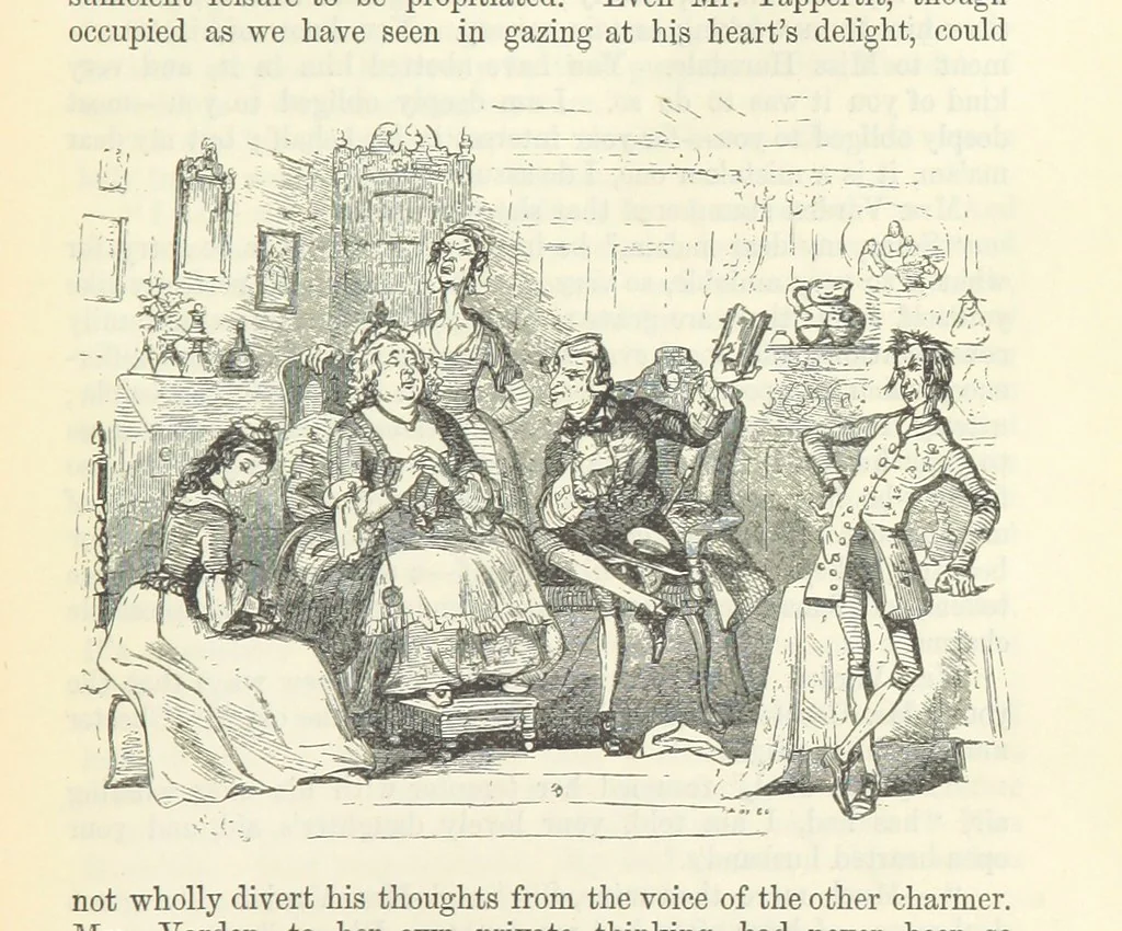 An illustration from The Letters of Charles Dickens. Edited by his sister-in-law and his eldest daughter, 1893, leaf 217