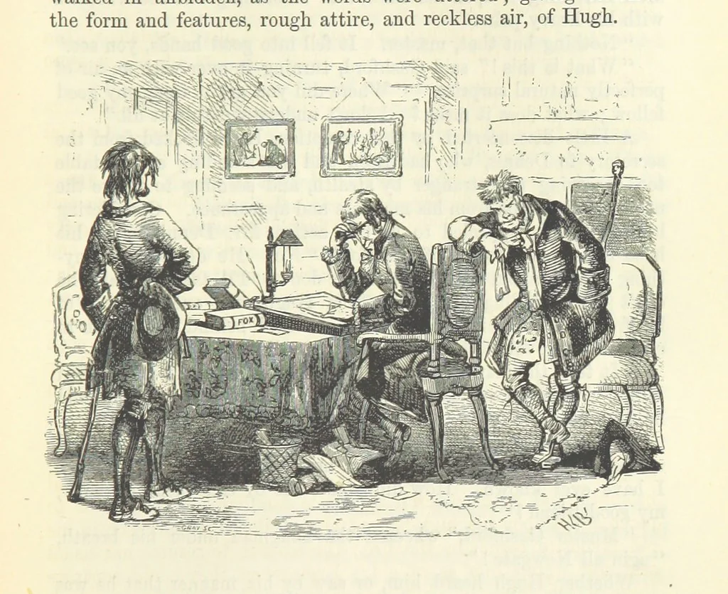 An illustration from The Letters of Charles Dickens. Edited by his sister-in-law and his eldest daughter, 1893, leaf 293
