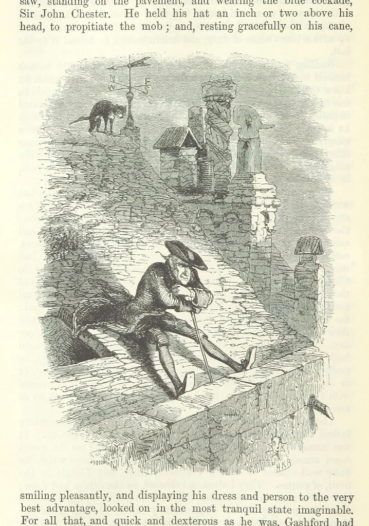 An illustration from The Letters of Charles Dickens. Edited by his sister-in-law and his eldest daughter, 1893, leaf 408