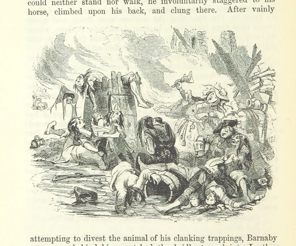 An illustration from The Letters of Charles Dickens. Edited by his sister-in-law and his eldest daughter, 1893, leaf 518