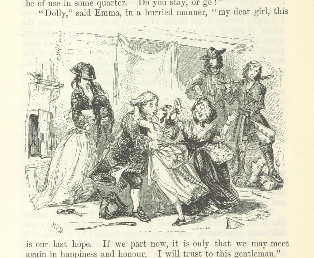 An illustration from The Letters of Charles Dickens. Edited by his sister-in-law and his eldest daughter, 1893, leaf 542