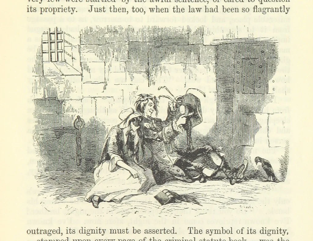An illustration from The Letters of Charles Dickens. Edited by his sister-in-law and his eldest daughter, 1893, leaf 575