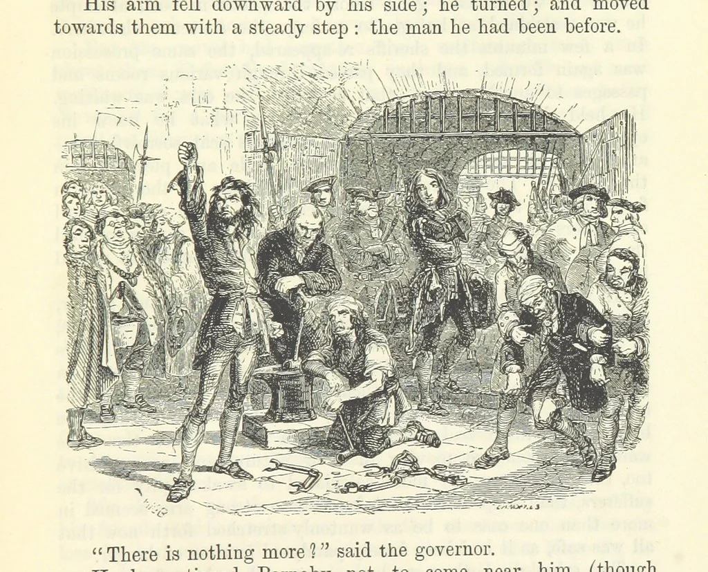 An illustration from The Letters of Charles Dickens. Edited by his sister-in-law and his eldest daughter, 1893, leaf 587