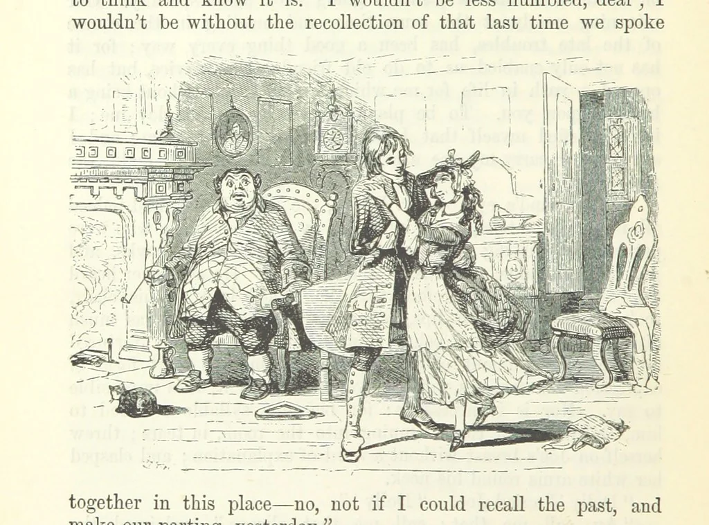 An illustration from The Letters of Charles Dickens. Edited by his sister-in-law and his eldest daughter, 1893, leaf 592