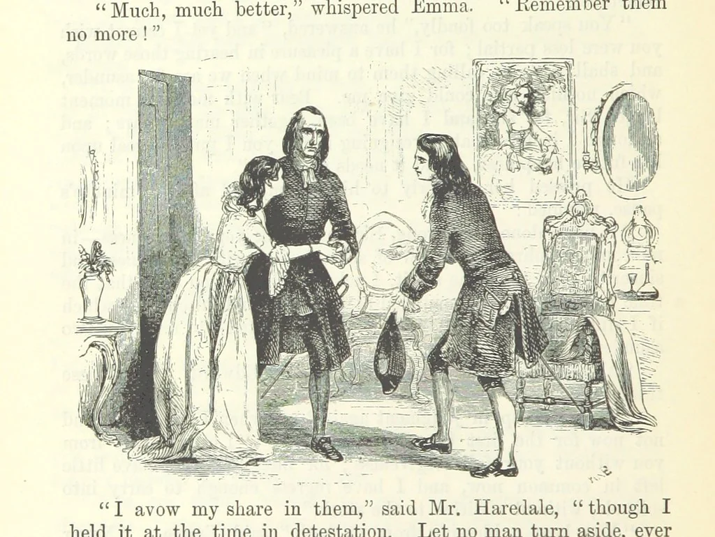 An illustration from The Letters of Charles Dickens. Edited by his sister-in-law and his eldest daughter, 1893, leaf 598