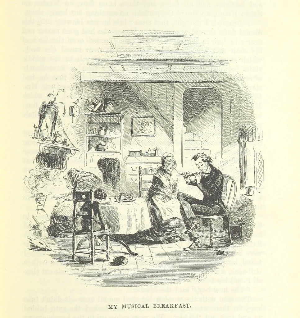 An illustration from The Letters of Charles Dickens. Edited by his sister-in-law and his eldest daughter, 1893, leaf 105