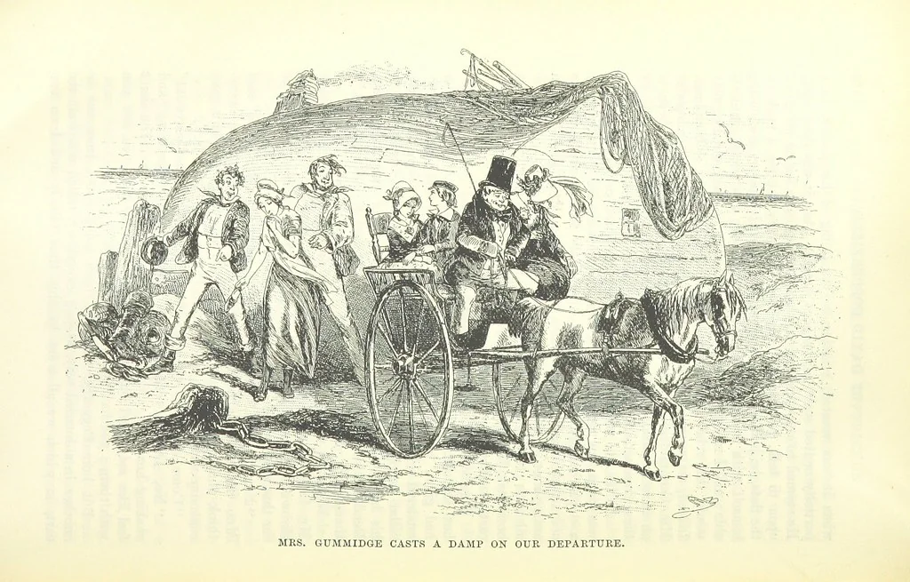 An illustration from The Letters of Charles Dickens. Edited by his sister-in-law and his eldest daughter, 1893, leaf 170