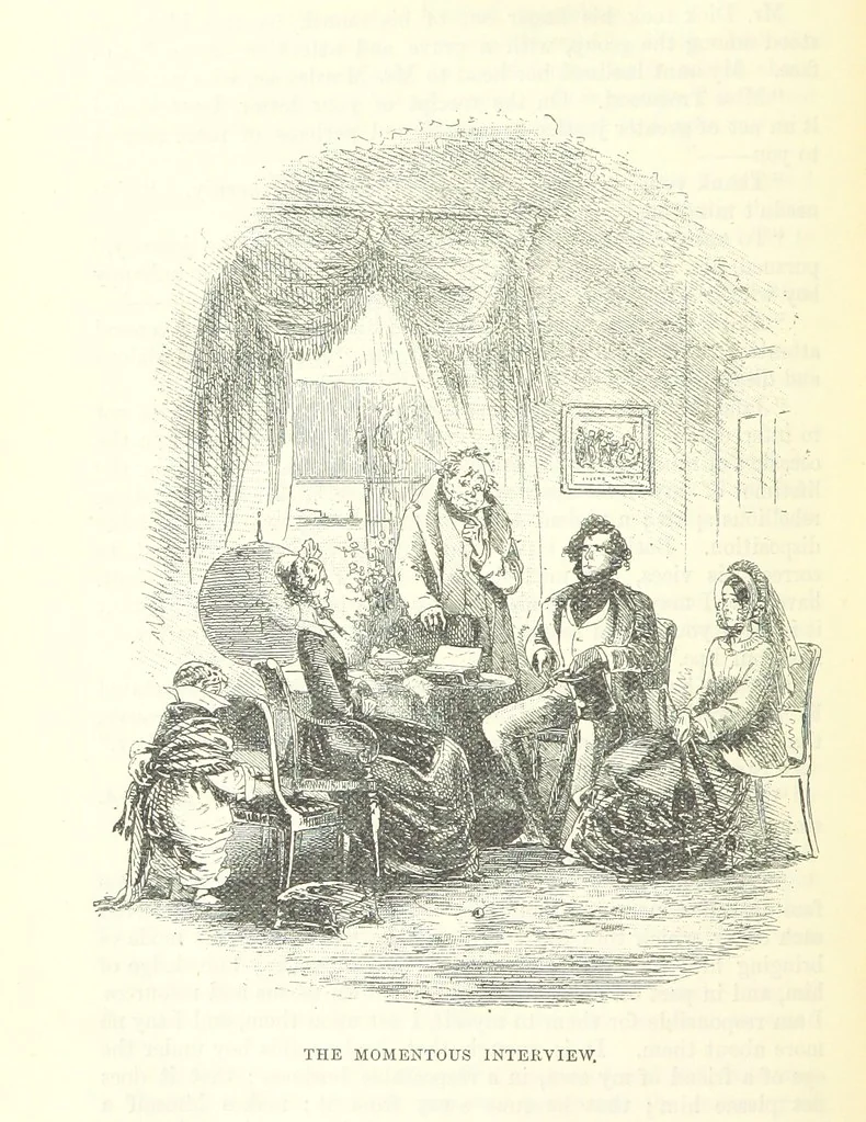 An illustration from The Letters of Charles Dickens. Edited by his sister-in-law and his eldest daughter, 1893, leaf 230
