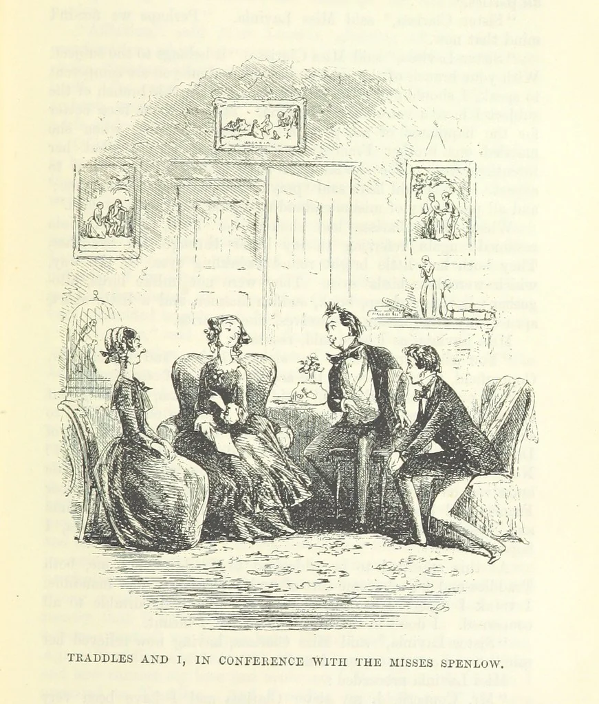 An illustration from The Letters of Charles Dickens. Edited by his sister-in-law and his eldest daughter, 1893, leaf 589