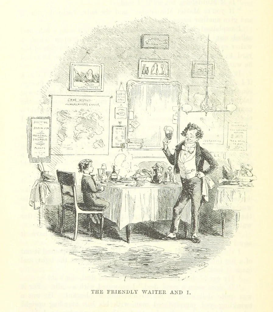 An illustration from The Letters of Charles Dickens. Edited by his sister-in-law and his eldest daughter, 1893, leaf 96