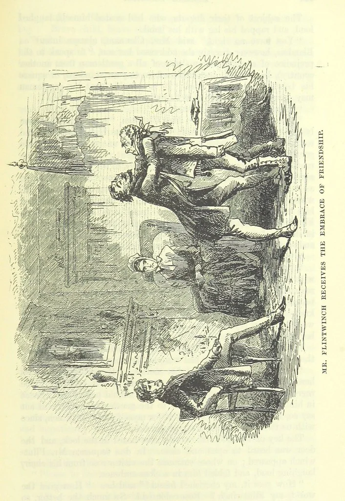 An illustration from The Letters of Charles Dickens. Edited by his sister-in-law and his eldest daughter, 1893, leaf 555