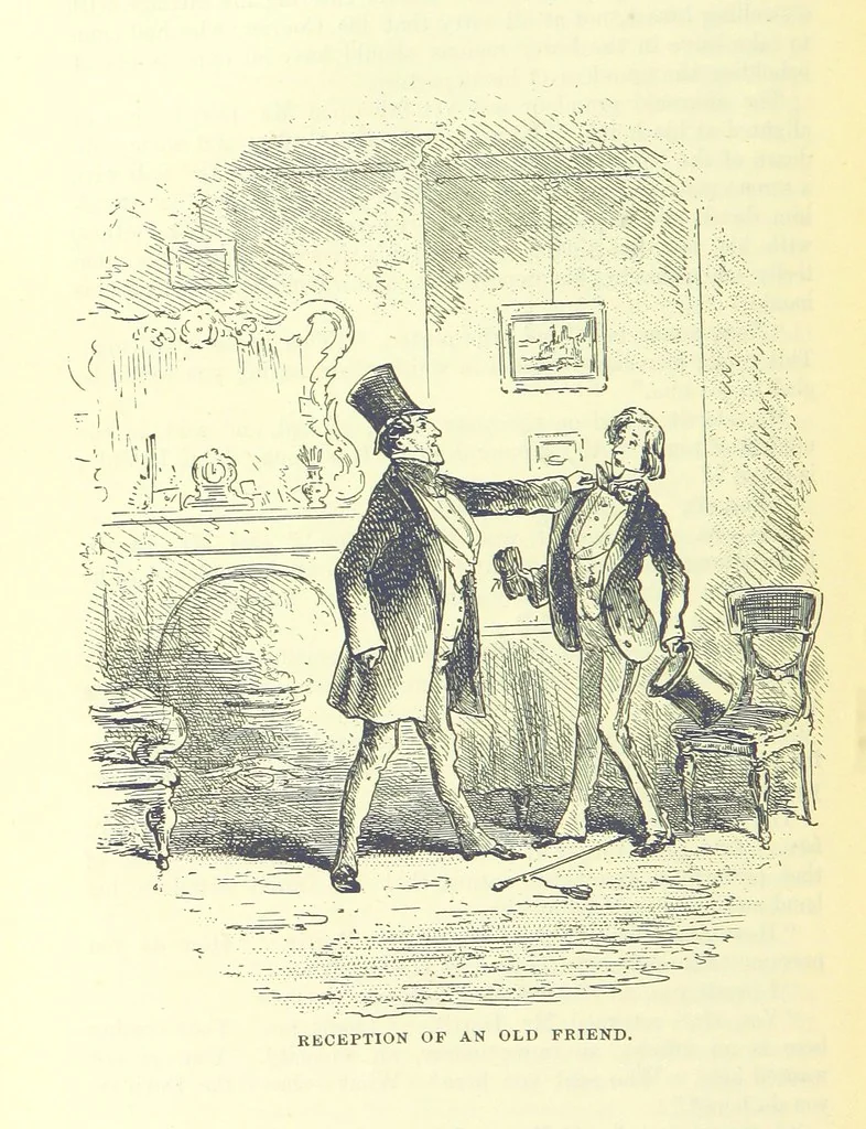 An illustration from The Letters of Charles Dickens. Edited by his sister-in-law and his eldest daughter, 1893, leaf 638