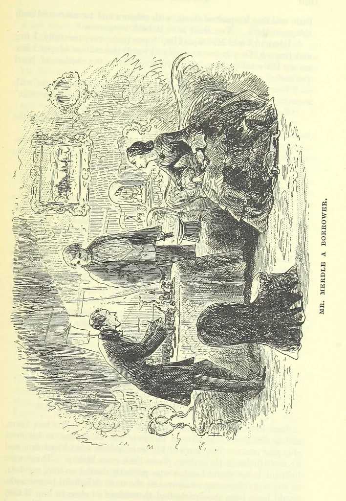 An illustration from The Letters of Charles Dickens. Edited by his sister-in-law and his eldest daughter, 1893, leaf 705