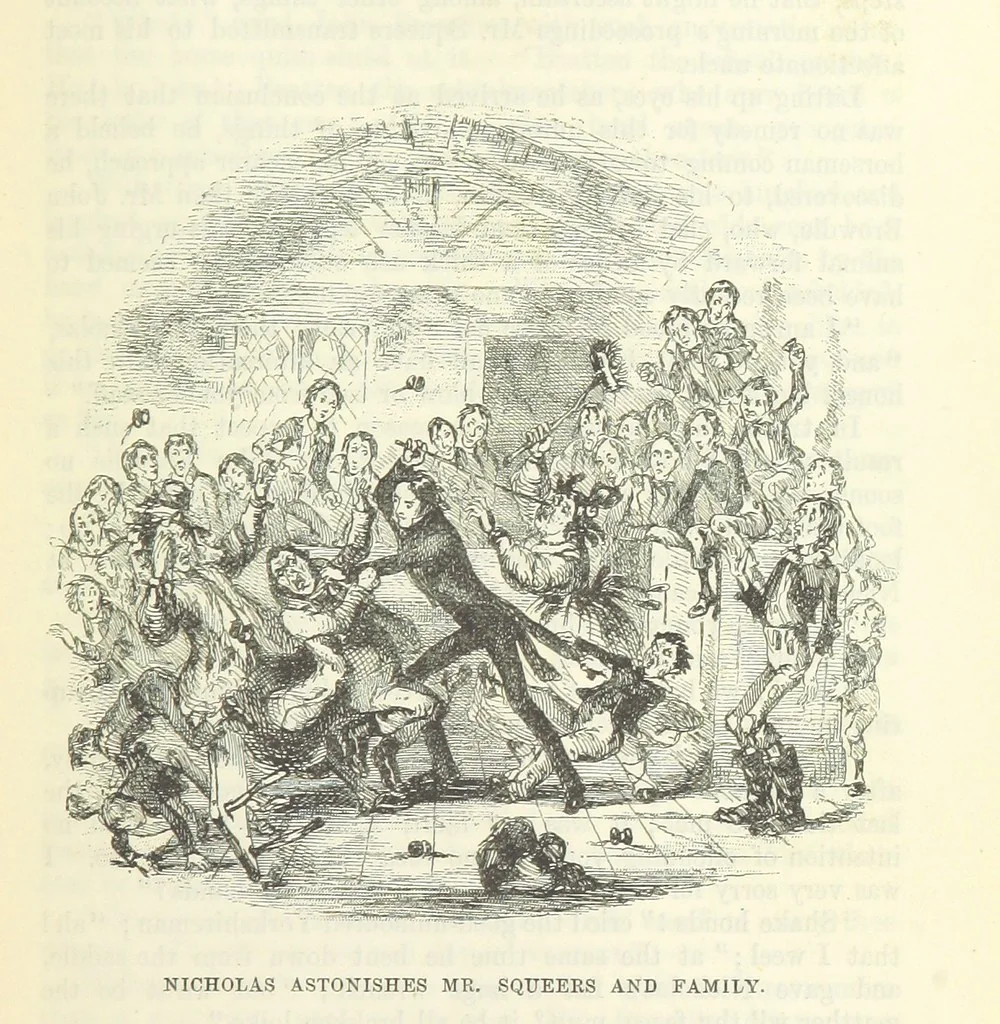 An illustration from The Letters of Charles Dickens. Edited by his sister-in-law and his eldest daughter, 1893, leaf 195