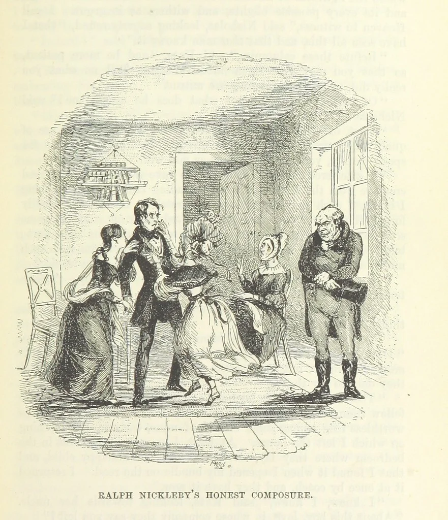 An illustration from The Letters of Charles Dickens. Edited by his sister-in-law and his eldest daughter, 1893, leaf 285