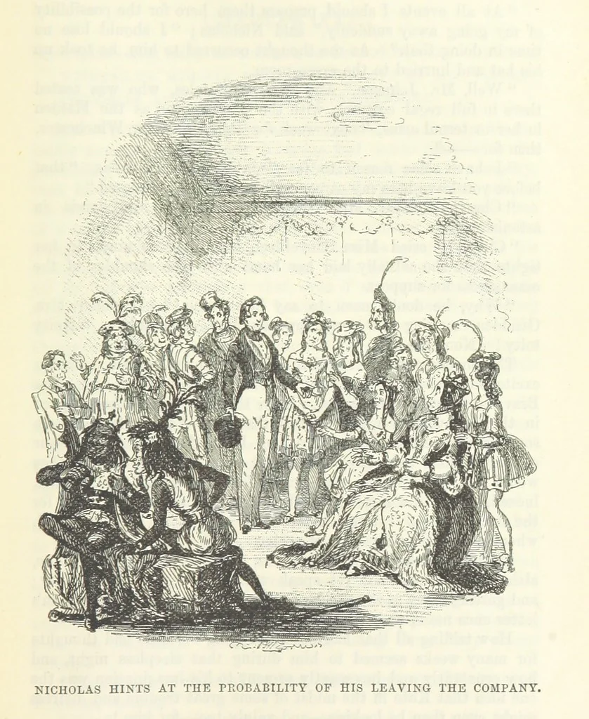 An illustration from The Letters of Charles Dickens. Edited by his sister-in-law and his eldest daughter, 1893, leaf 409