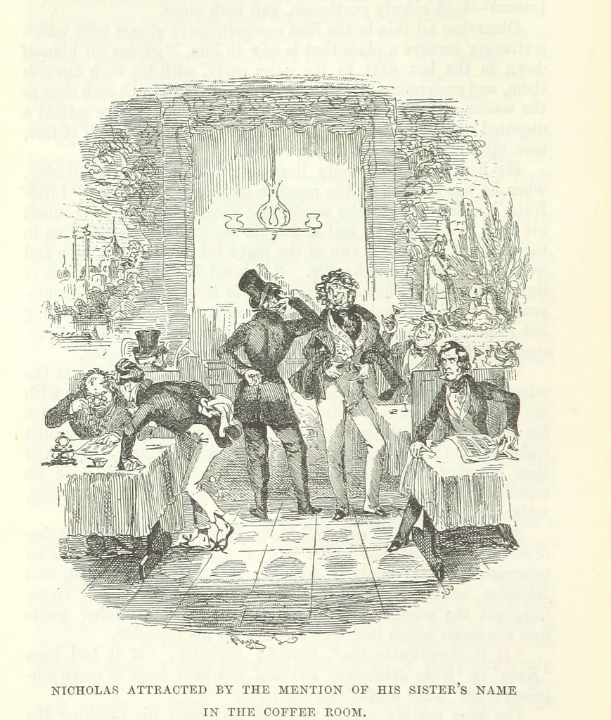 An illustration from The Letters of Charles Dickens. Edited by his sister-in-law and his eldest daughter, 1893, leaf 438