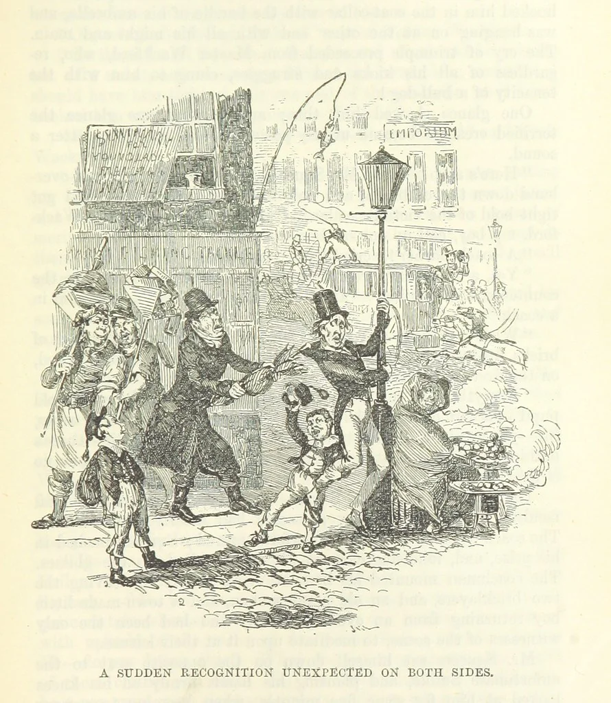 An illustration from The Letters of Charles Dickens. Edited by his sister-in-law and his eldest daughter, 1893, leaf 517