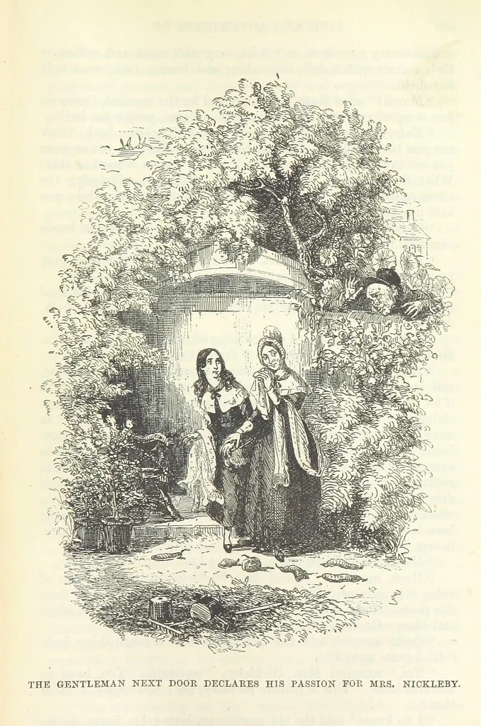 An illustration from The Letters of Charles Dickens. Edited by his sister-in-law and his eldest daughter, 1893, leaf 553