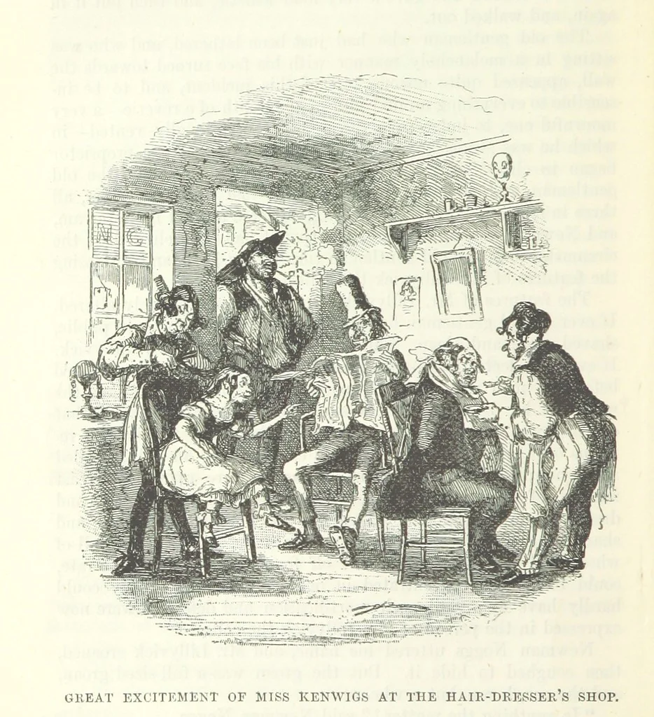 An illustration from The Letters of Charles Dickens. Edited by his sister-in-law and his eldest daughter, 1893, leaf 698