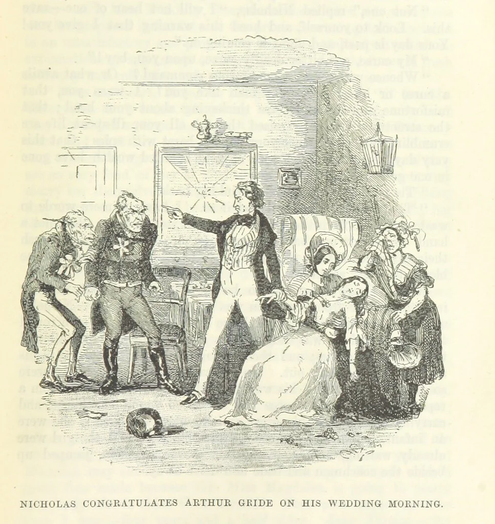 An illustration from The Letters of Charles Dickens. Edited by his sister-in-law and his eldest daughter, 1893, leaf 729