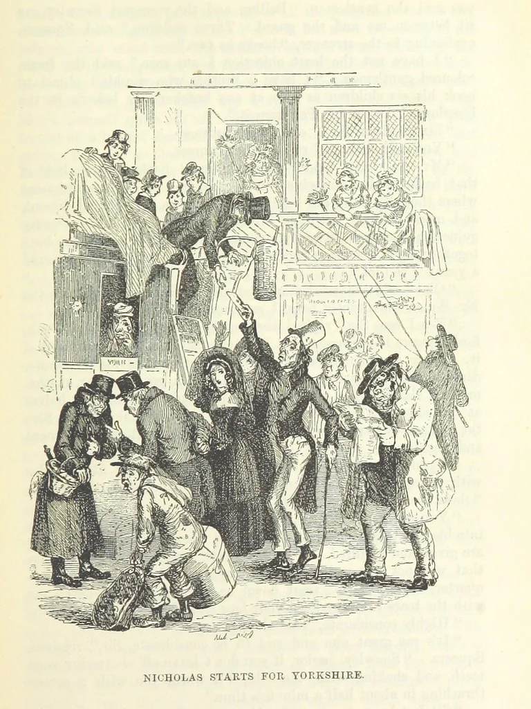 An illustration from The Letters of Charles Dickens. Edited by his sister-in-law and his eldest daughter, 1893, leaf 95