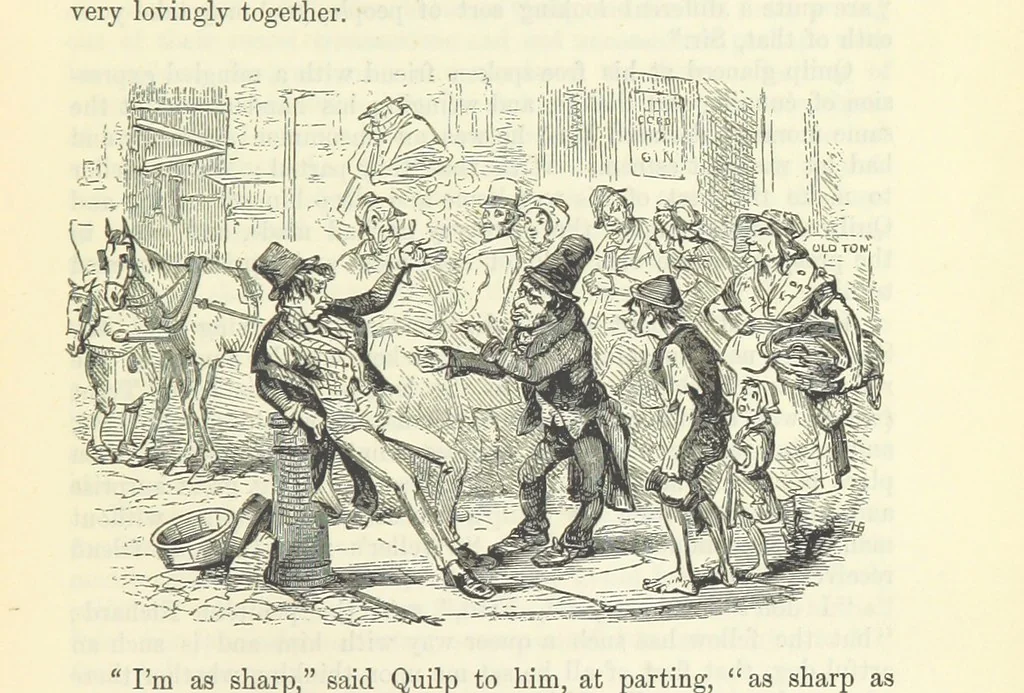 An illustration from The Letters of Charles Dickens. Edited by his sister-in-law and his eldest daughter, 1893, leaf 185