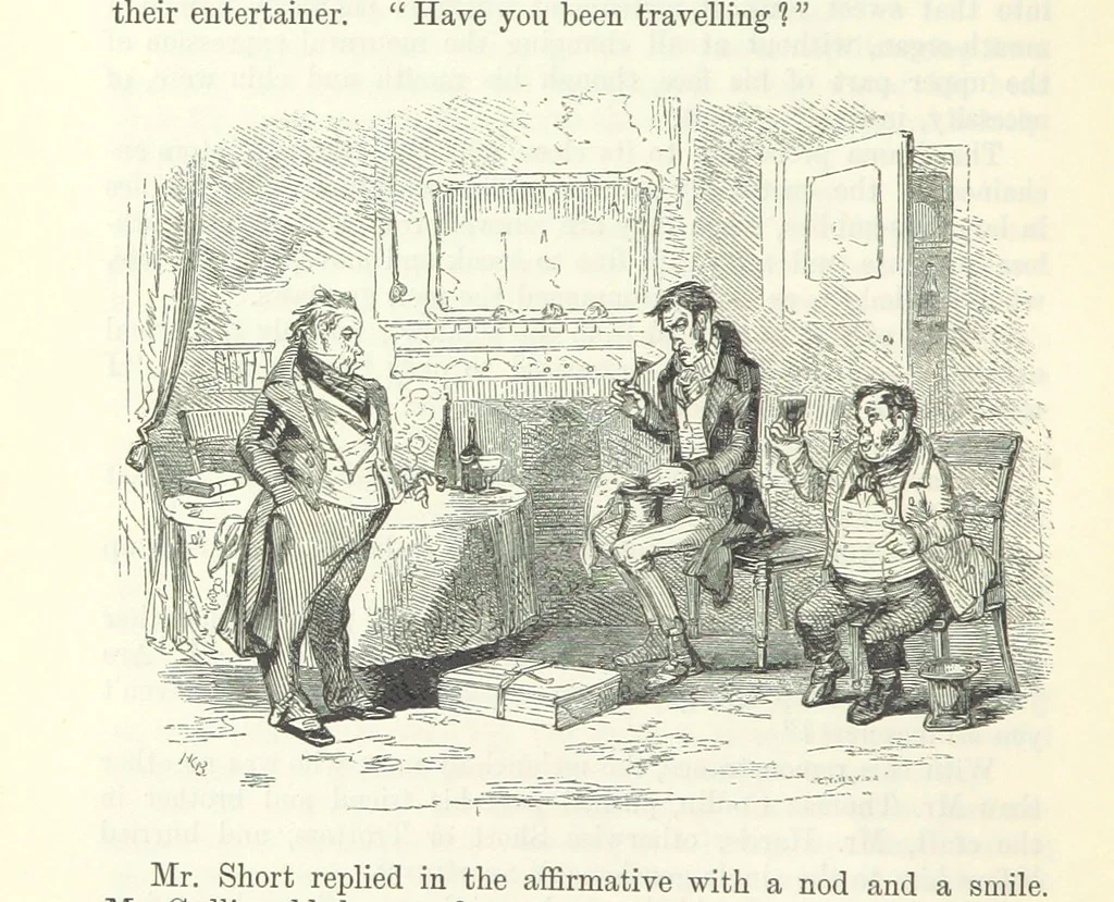 An illustration from The Letters of Charles Dickens. Edited by his sister-in-law and his eldest daughter, 1893, leaf 284