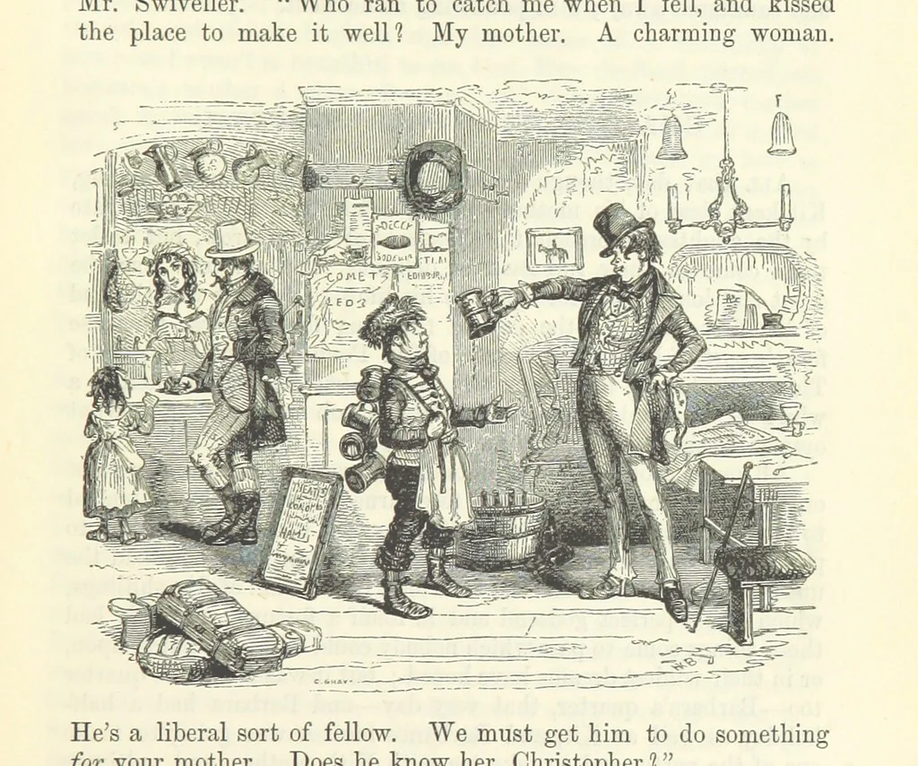 An illustration from The Letters of Charles Dickens. Edited by his sister-in-law and his eldest daughter, 1893, leaf 295