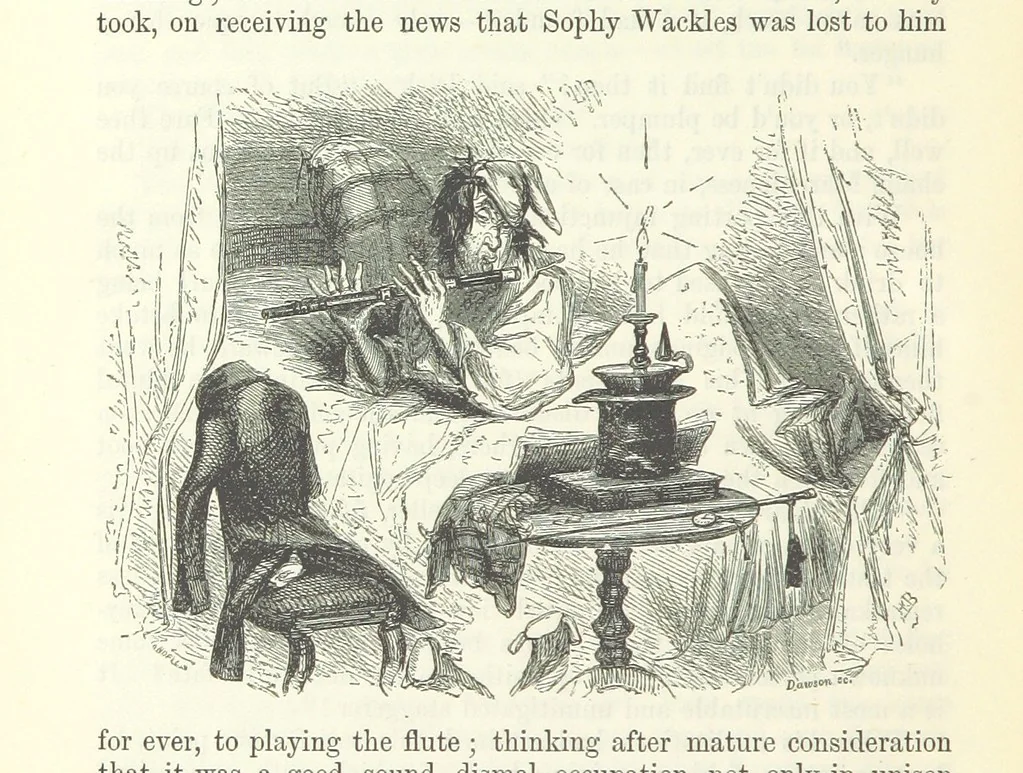 An illustration from The Letters of Charles Dickens. Edited by his sister-in-law and his eldest daughter, 1893, leaf 430