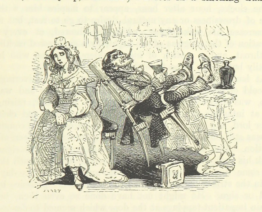 An illustration from The Letters of Charles Dickens. Edited by his sister-in-law and his eldest daughter, 1893, leaf 57