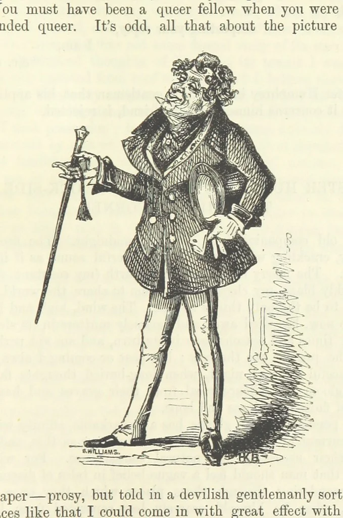 An illustration from The Letters of Charles Dickens. Edited by his sister-in-law and his eldest daughter, 1893, leaf 597