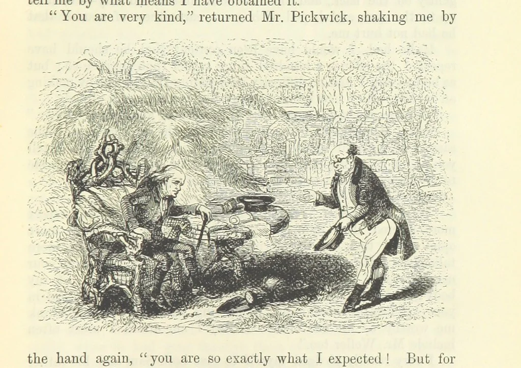 An illustration from The Letters of Charles Dickens. Edited by his sister-in-law and his eldest daughter, 1893, leaf 617