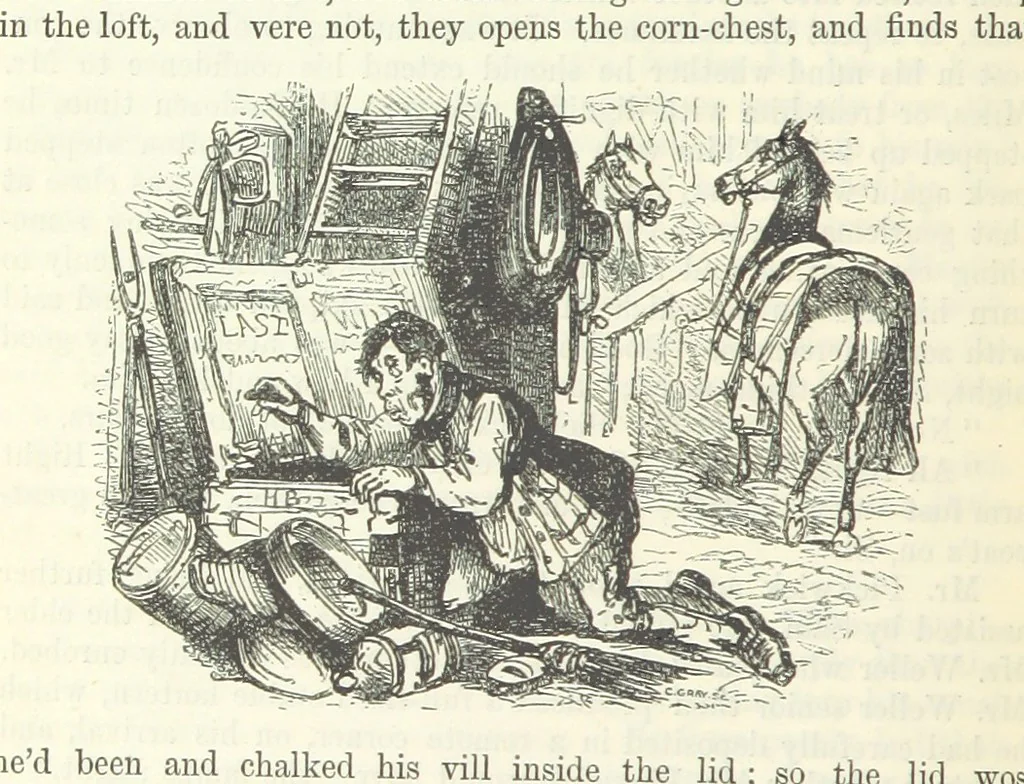 An illustration from The Letters of Charles Dickens. Edited by his sister-in-law and his eldest daughter, 1893, leaf 650