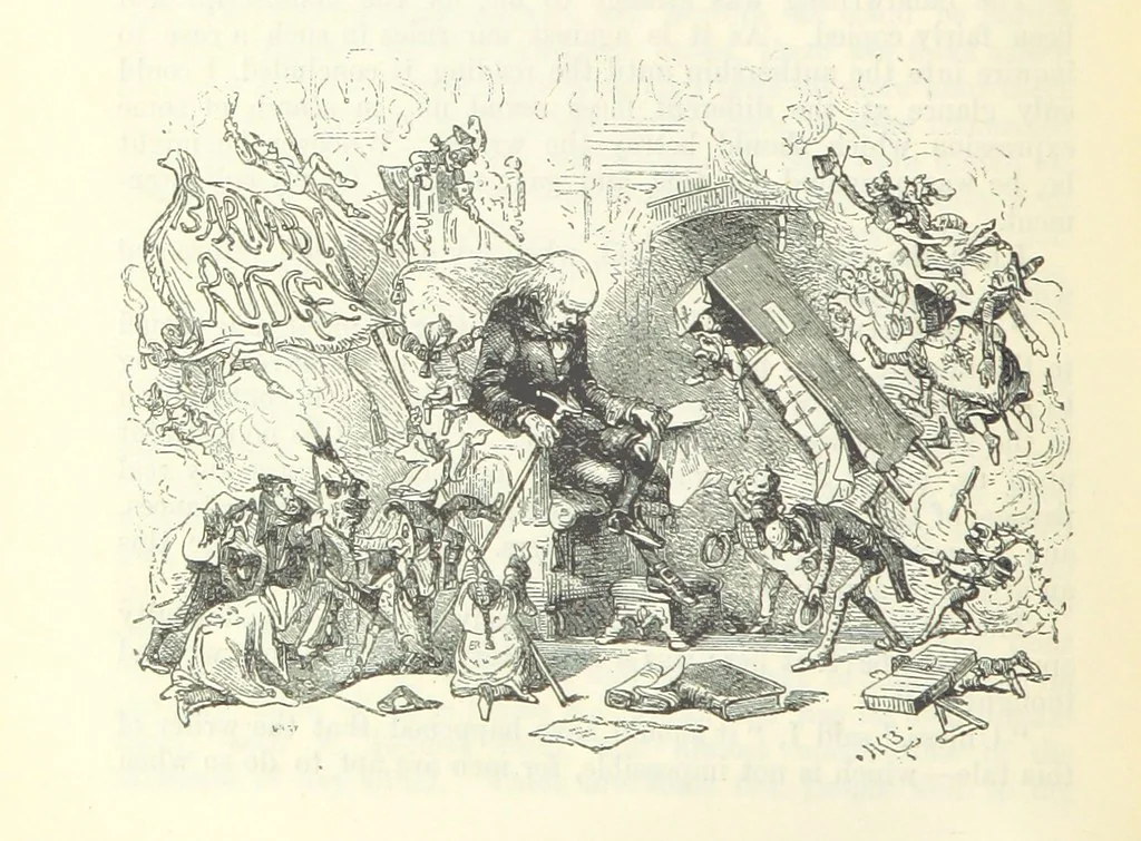 An illustration from The Letters of Charles Dickens. Edited by his sister-in-law and his eldest daughter, 1893, leaf 670