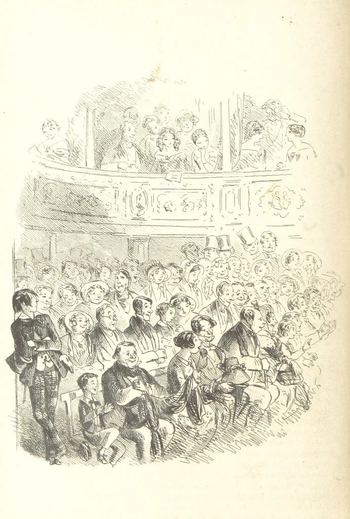 An illustration from Bleak House ... With illustrations by H. K. Browne, 1853, leaf 162