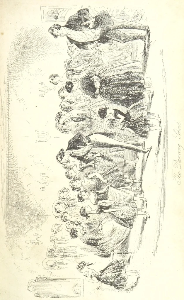An illustration from Bleak House ... With illustrations by H. K. Browne, 1853, leaf 179