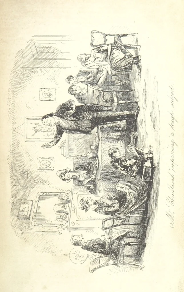 An illustration from Bleak House ... With illustrations by H. K. Browne, 1853, leaf 313