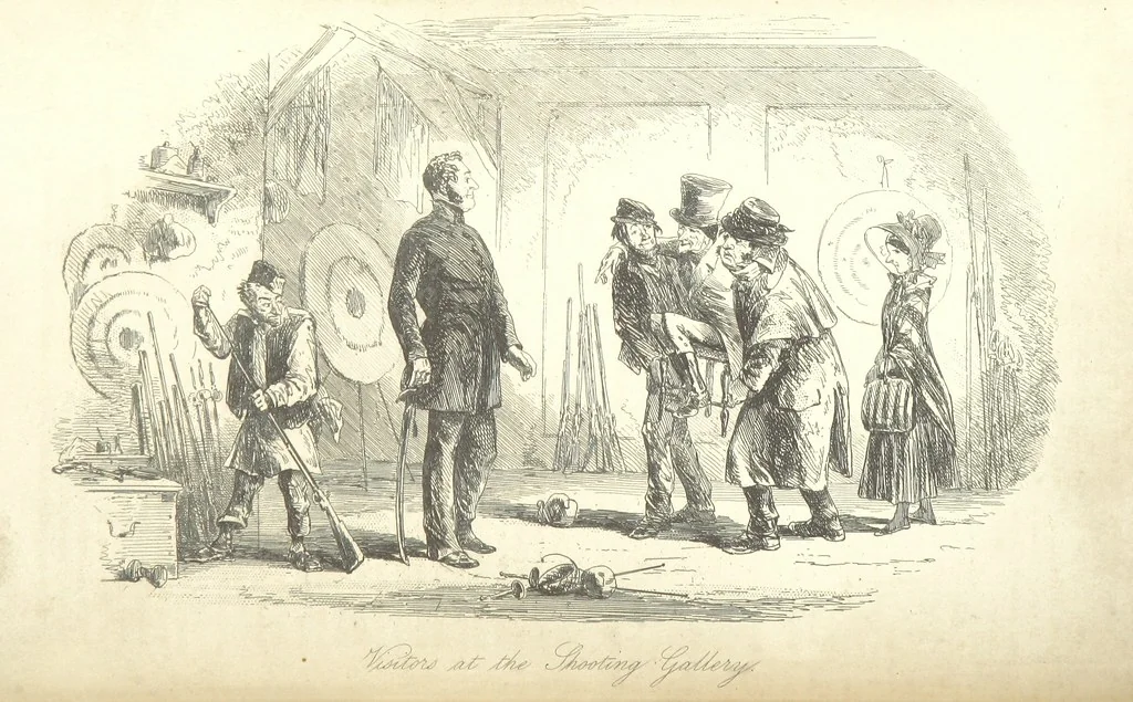 An illustration from Bleak House ... With illustrations by H. K. Browne, 1853, leaf 322
